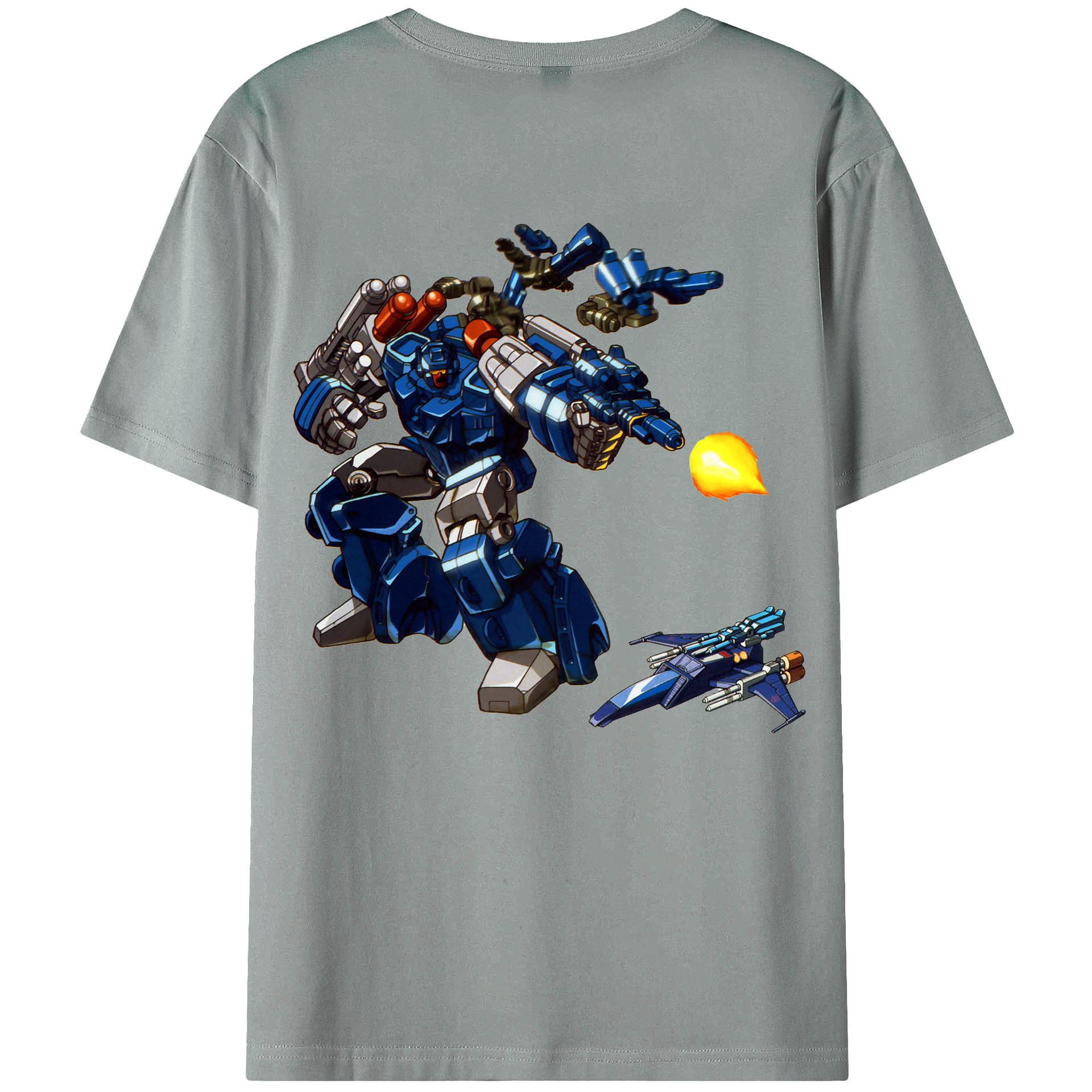 （画像用）  綿100％ メンズ半袖Tシャツ（バックプリント） 通気性